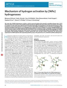 nchembio.1976-Mechanism of hydrogen activation by [NiFe] hydrogenases