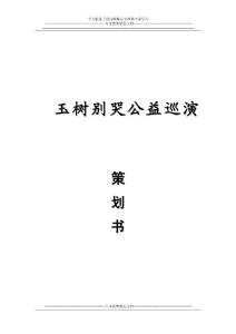 路演策劃書