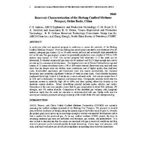 Hedong Reservoir Description, Jenkins