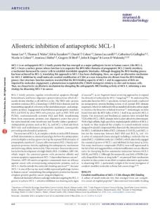 nsmb.3223-Allosteric inhibition of antiapoptotic MCL-1