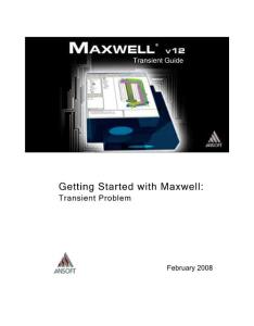 Ansoft-MaxwellV12電機瞬態分析教程