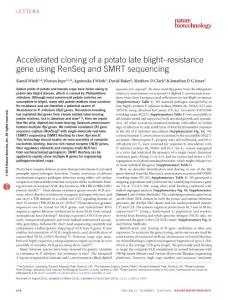 nbt.3540-Accelerated cloning of a potato late blight–resistance gene using RenSeq and SMRT sequencing