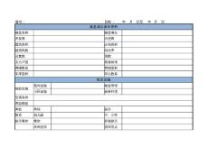 房地產相近項目調研表