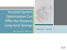 Aeration System Optimization Can Offer the Greatest …