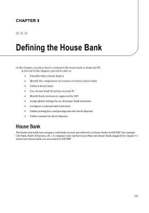 Defining the House Bank