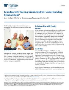Grandparents Raising Grandchildren Understanding…