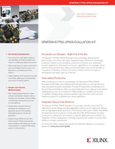 Spartan-6 FPGA SP605 Evaluation Kit - Xilinx