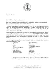 WELCOME TO LINFIELD CHRISTIAN SCHOOL