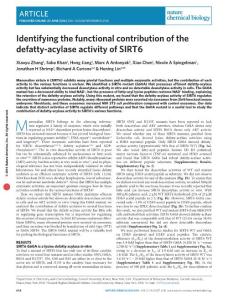nchembio.2106-Identifying the functional contribution of the defatty-acylase activity of SIRT6
