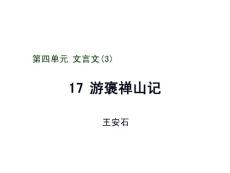 17游褒禪山記