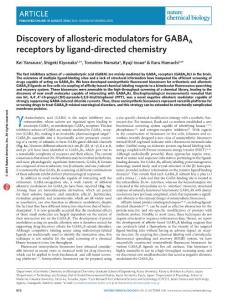nchembio.2150-Discovery of allosteric modulators for GABAA receptors by ligand-directed chemistry