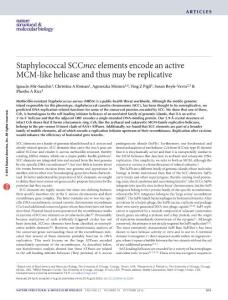 nsmb.3286-Staphylococcal SCCmec elements encode an active MCM-like helicase and thus may be replicative