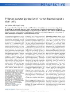 ncb3419-Progress towards generation of human haematopoietic stem cells