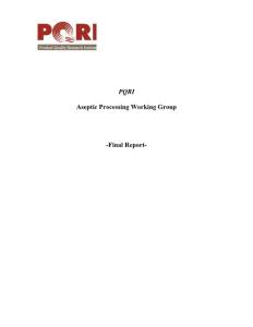 培養基灌裝報告aseptic processing work group finalreport