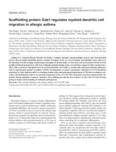 cr2016124a-Scaffolding protein Gab1 regulates myeloid dendritic cell migration in allergic asthma