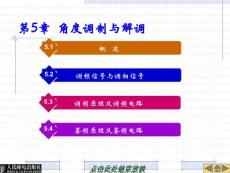 第5章  角度調(diào)制與解調(diào)