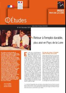 Retour   224; l´emploi durable, plus ais  233; en Pays de la Loire