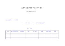 内资项目进口设备和技术清单格式一