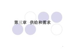 第三章供給和需求資料