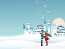 冬天PPT背景模板圖片大全