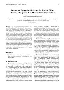 Improved Reception Schemes for Digital Video …