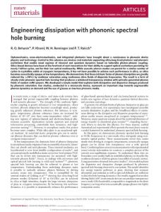 nmat4819-Engineering dissipation with phononic spectral hole burning