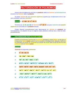 FACTORIZACI  211;N DE POLINOMIOS - azul2.bnct.ipn.mx
