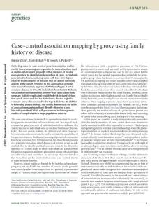 ng.3766-Case–control association mapping by proxy using family history of disease