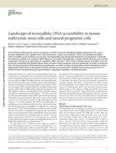 ng.3769-Landscape of monoallelic DNA accessibility in mouse embryonic stem cells and neural progenitor cells
