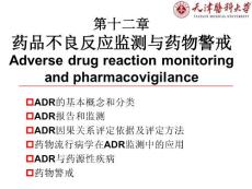 药品不良反应监测与药物警戒 ppt课件