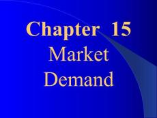 Chapter 15Market Demand(PPT-22)