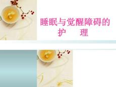 睡眠与觉醒障碍的护理PPT课件