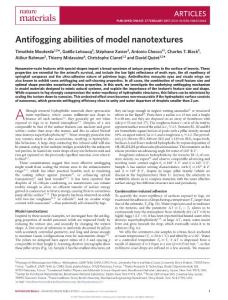nmat4868-Antifogging abilities of model nanotextures