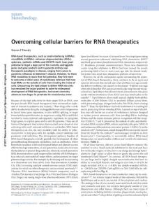 nbt.3802-Overcoming cellular barriers for RNA therapeutics