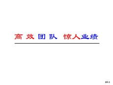 打造高效团队