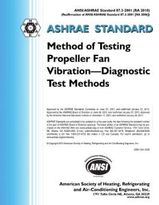 ASTM北美商用风机商用测试标准