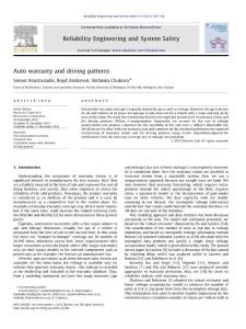 auto warranty and driving patterns