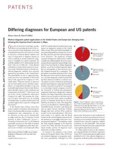 nbt.3839-Differing diagnoses for European and US patents