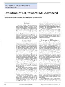 Evolution of LTE toward IMT-advanced