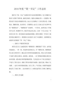 2016年度第一書記總結-楊躍瓏