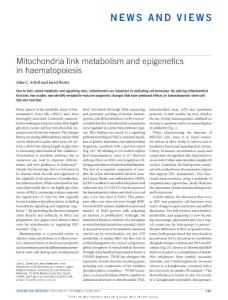 ncb3540-Mitochondria link metabolism and epigenetics in haematopoiesis