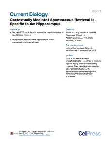 Current-Biology_2017_Contextually-Mediated-Spontaneous-Retrieval-Is-Specific-to-the-Hippocampus