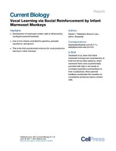 Current-Biology_2017_Vocal-Learning-via-Social-Reinforcement-by-Infant-Marmoset-Monkeys