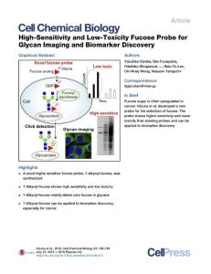 Cell-Chemical-Biology_2016_High-Sensitivity-and-Low-Toxicity-Fucose-Probe-for-Glycan-Imaging-and-Biomarker-Discovery