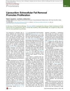 Cell-Chemical-Biology_2016_Liposuction-Extracellular-Fat-Removal-Promotes-Proliferation