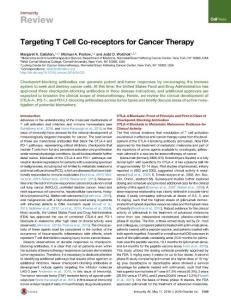 Immunity_2016_Targeting-T-Cell-Co-receptors-for-Cancer-Therapy