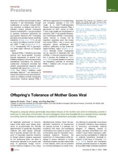 Immunity_2016_Offspring-s-Tolerance-of-Mother-Goes-Viral