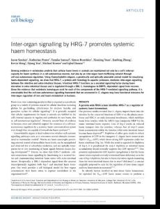 ncb3539-Inter-organ signalling by HRG-7 promotes systemic haem homeostasis