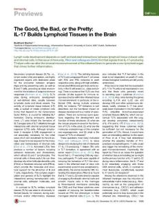 Immunity_2015_The-Good-the-Bad-or-the-Pretty-IL-17-Builds-Lymphoid-Tissues-in-the-Brain