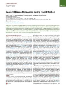 Cell-Host-Microbe_2016_Bacterial-Stress-Responses-during-Host-Infection